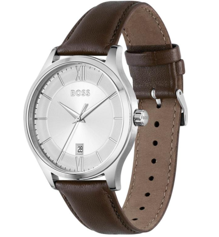 Reloj Hugo Boss Hombre Marrón Plateado 1514064