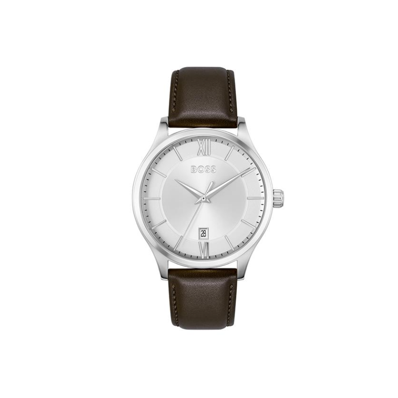 Reloj Hugo Boss Hombre Marrón Plateado 1514064