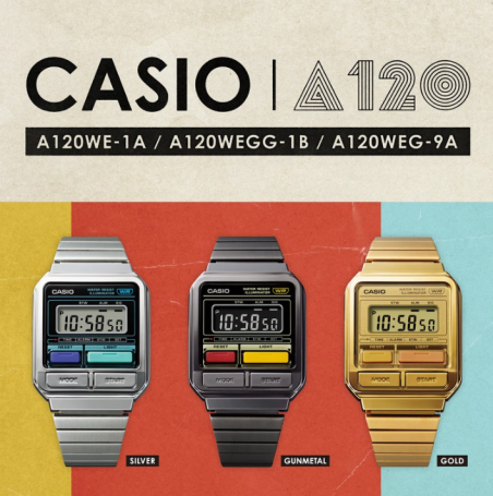 Reloj Casio Vintage dorado A120WEG-9AEF