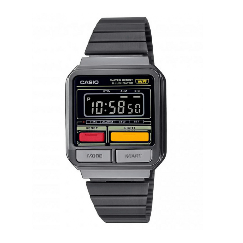 CASIO Reloj Vintage A700WEMS-1BEF Hombre Acero, plateado, Retro