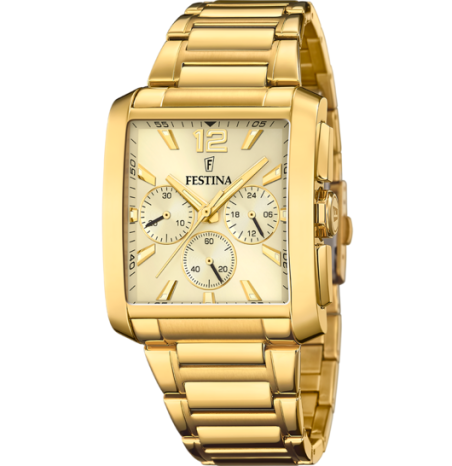 Reloj Festina acero dorado hombre F20638/2