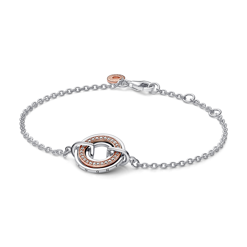 Pulsera Pandora Signature bicolor 582741C01