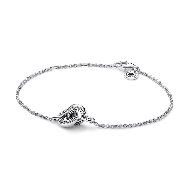 Pulsera Pandora Signature Pavé Entrelazado 592742C01