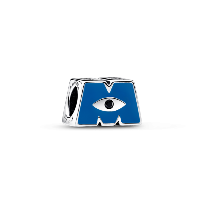 Charm Pandora Logo M Monsters Disney Pixar 792753C01 Charm Pandora Logo M Monsters Disney Pixar 792753C01