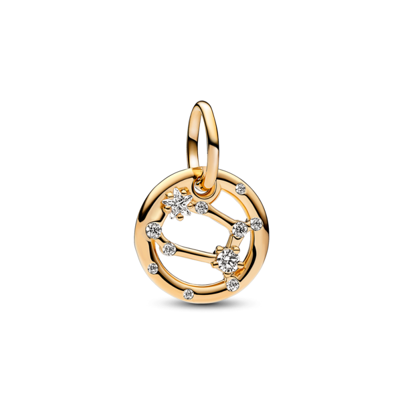 Charm Pandora Géminis baño oro 14k 762711C01