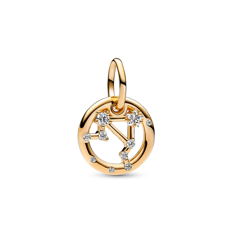 Charm Pandora Libra baño oro 14k 762712C01