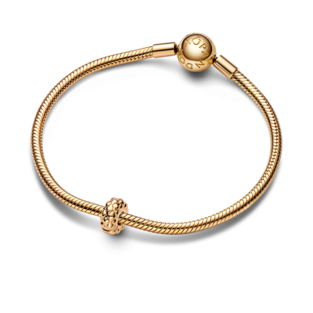 Clip Pandora baño oro 14k tachuelas 762716C00