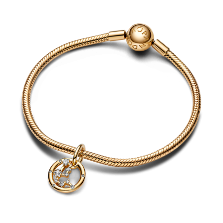 Charm Pandora Acuario baño oro 14k 762717C01