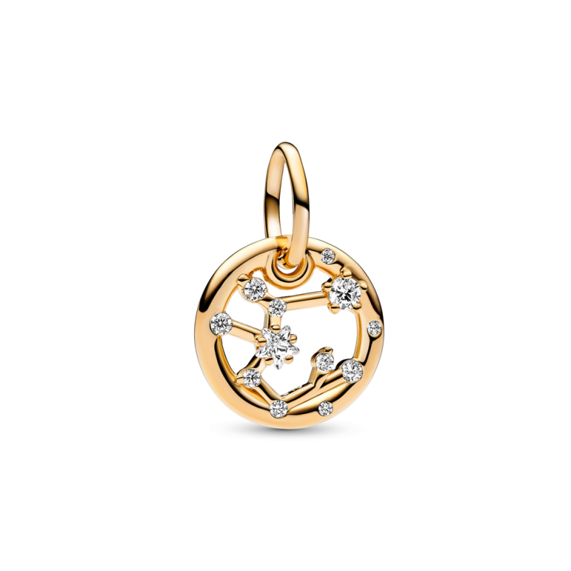 Charm Pandora Sagitario baño oro 14k 762723C01 Charm Pandora Sagitario baño oro 14k 762723C01