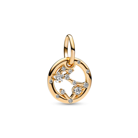 Charm Pandora piscis baño oro 14k 762724C01