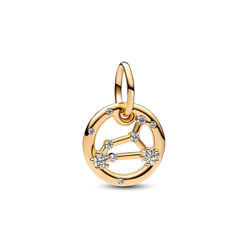Charm Pandora Leo baño oro 14k 762725C01 Charm Pandora Leo baño oro 14k 762725C01