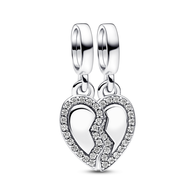 Charm Pandora Colgante corazones Brillante 792743C01