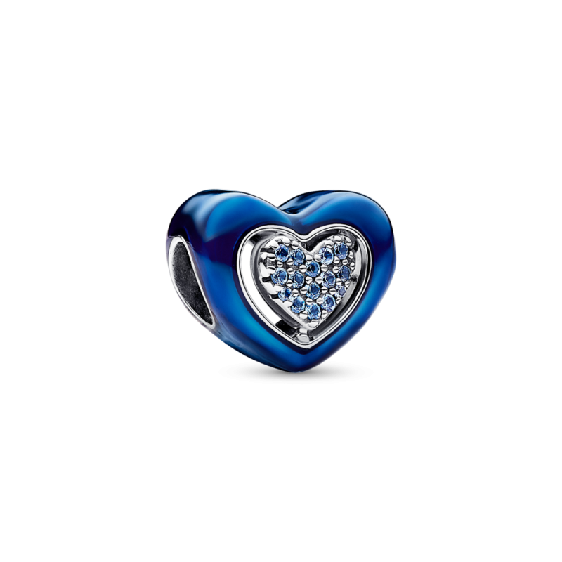 Charm Pandora Corazón Giratorio Azul 792750C01