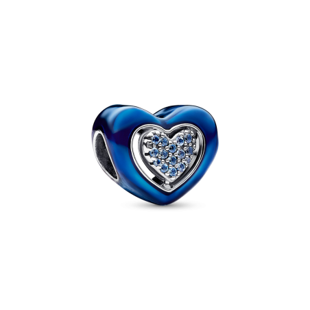 Charm Pandora Corazón Giratorio Azul 792750C01