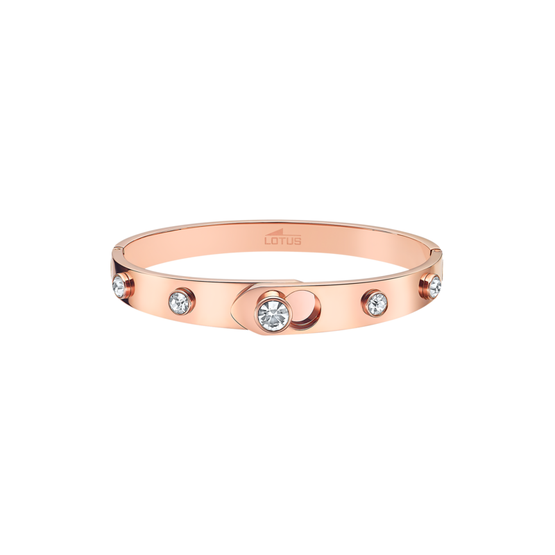 Pulsera Lotus acero baño oro rosa LS2309-2/3
