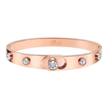 Pulsera Lotus acero baño oro rosa LS2309-2/3