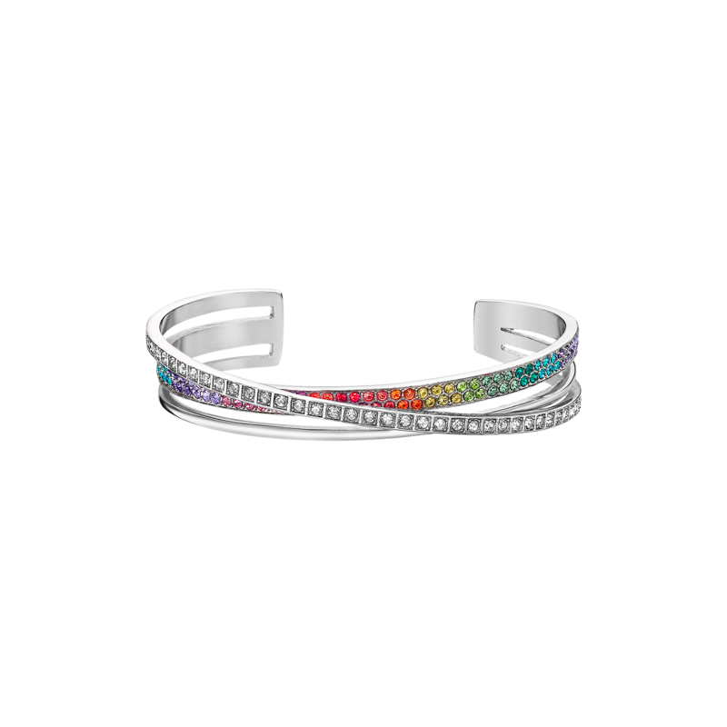Pulsera Lotus acero circonitas colores LS2316-2/2