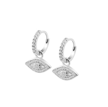 Pendientes Lotus ojo turco plata mujer LP3627-4/1