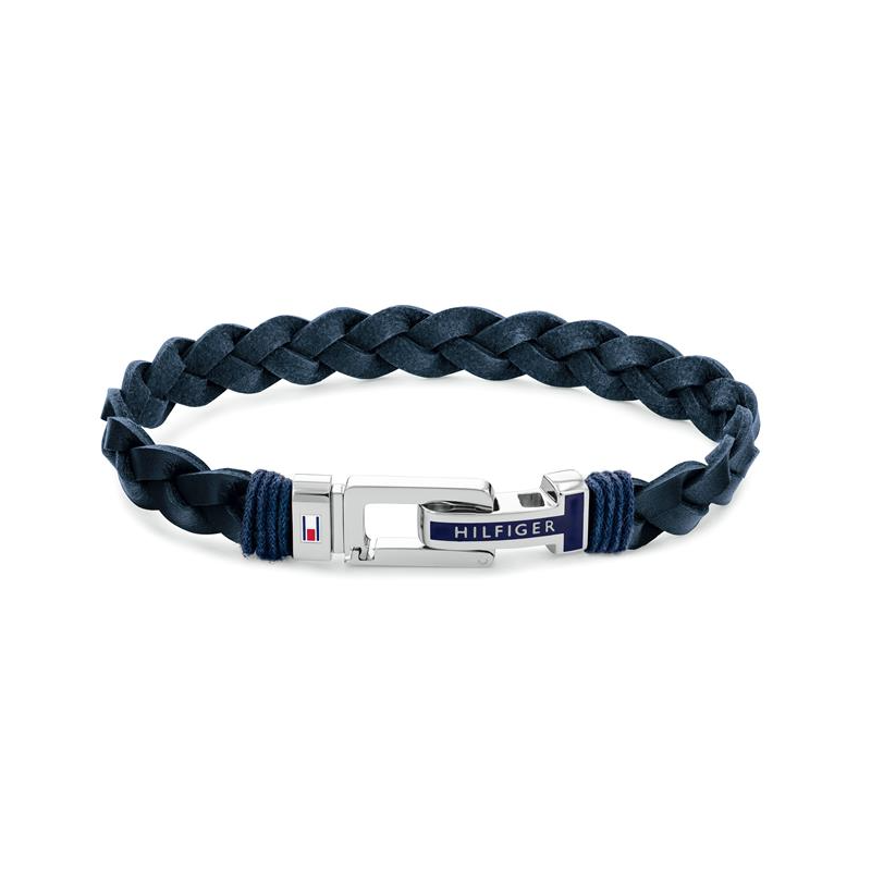 Pulsera Tommy Hilfiger Hombre Cuero azul 2790308