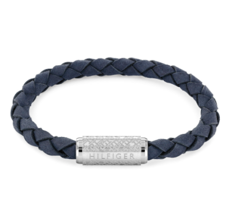 Pulsera Tommy Hilfiger Hombre Cuero azul 2790480