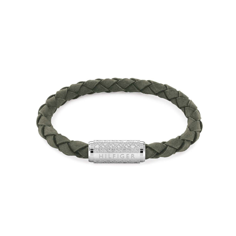 Pulsera Tommy Hilfiger Hombre Cuero verde 2790481