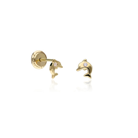 PENDIENTES "DUPIN" ORO 18K 5MM