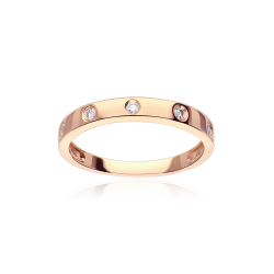 Anillo "Versa" Oro Rosa 18k...