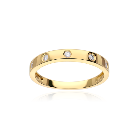 Anillo "Versa" Oro 18k y Diamantes 0.11cts