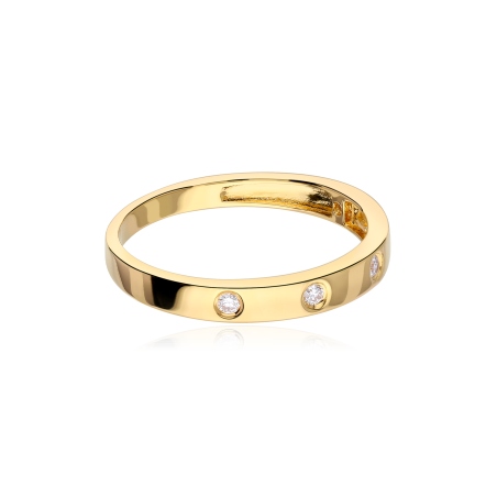 Anillo "Versa" Oro 18k y Diamantes 0.11cts