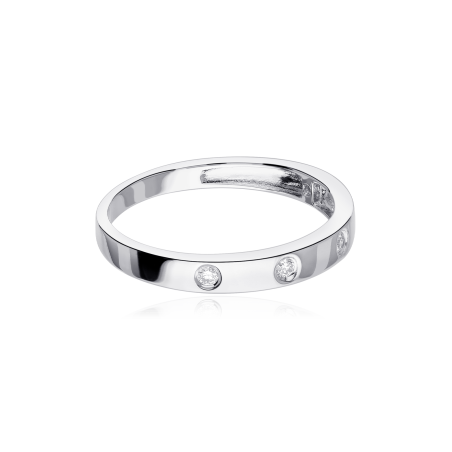 Anillo Oro 18k y Diamantes 0.11cts "Versa"