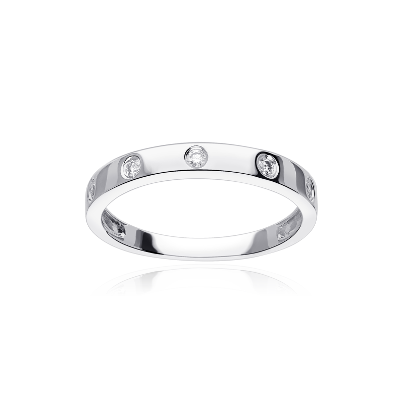 Anillo Oro 18k y Diamantes 0.11cts "Versa"