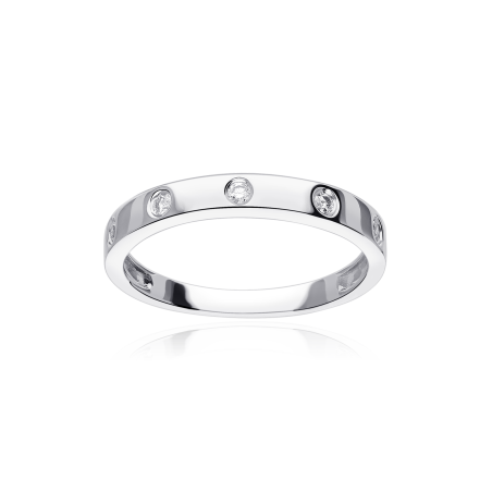 Anillo Oro 18k y Diamantes 0.11cts "Versa"