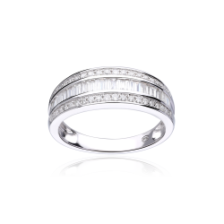Anillo oro 18k y diamantes 0.47cts "Barrali"