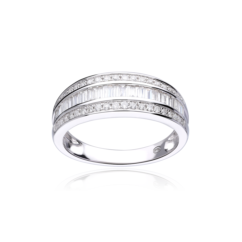 Anillo oro 18k y diamantes 0.47cts "Barrali"
