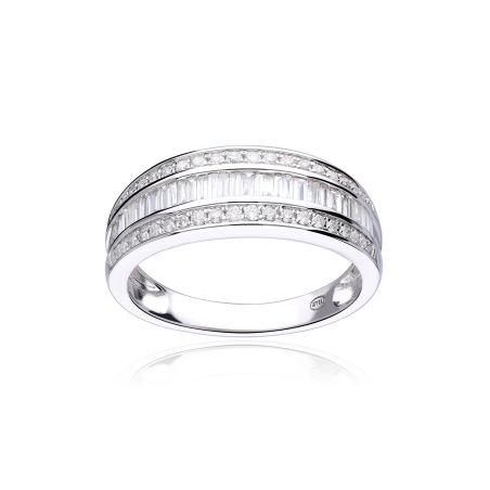 Anillo oro 18k y diamantes 0.47cts "Barrali"