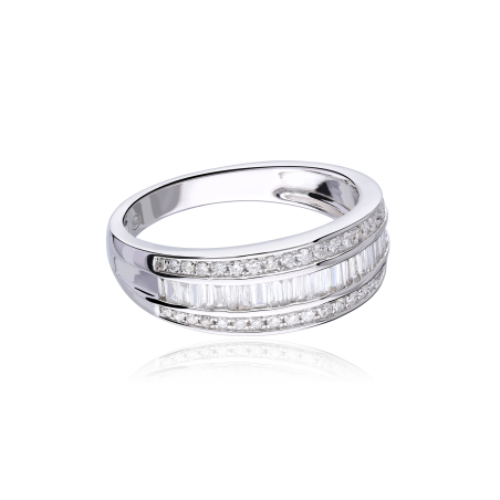 Anillo oro 18k y diamantes 0.47cts "Barrali"