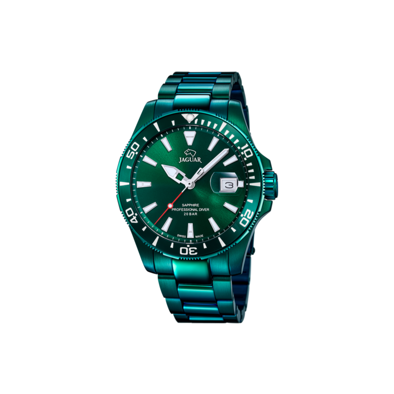 Reloj Jaguar hombre Analógico esfera verde J988/1