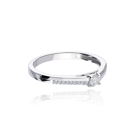 Anillo Oro 18k y diamantes 0.20cts "Acceglio"