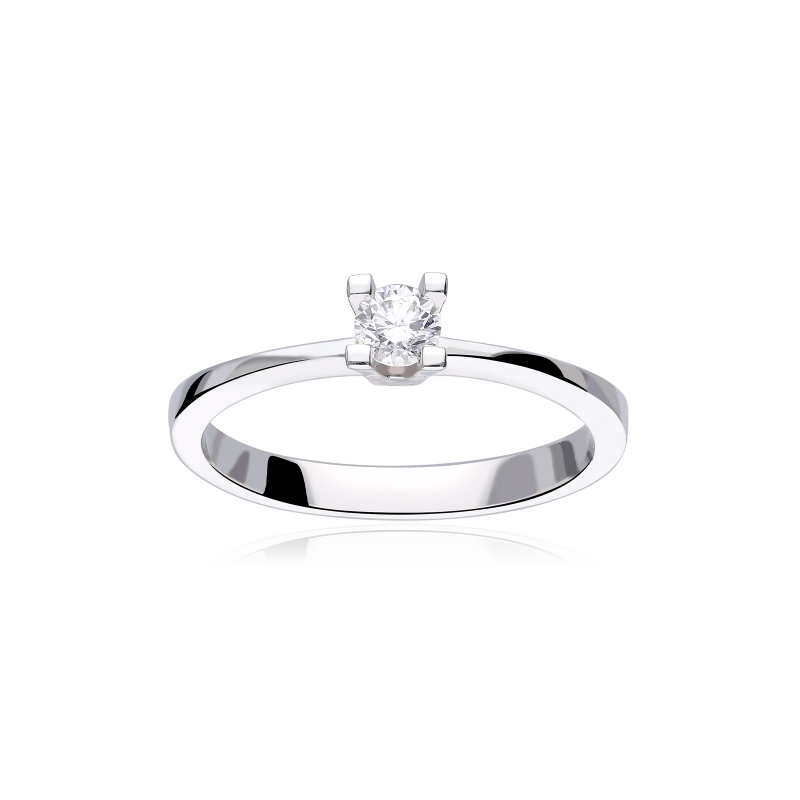 Anillo claddagh online oro blanco