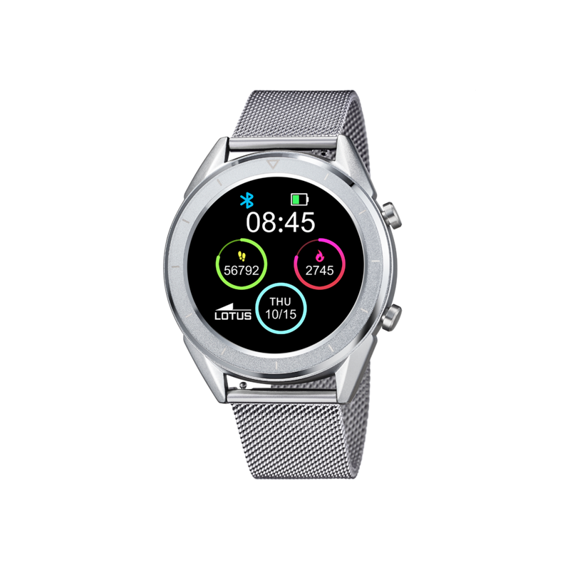 Reloj Lotus hombre Smartime esfera digital plateado 50006/1