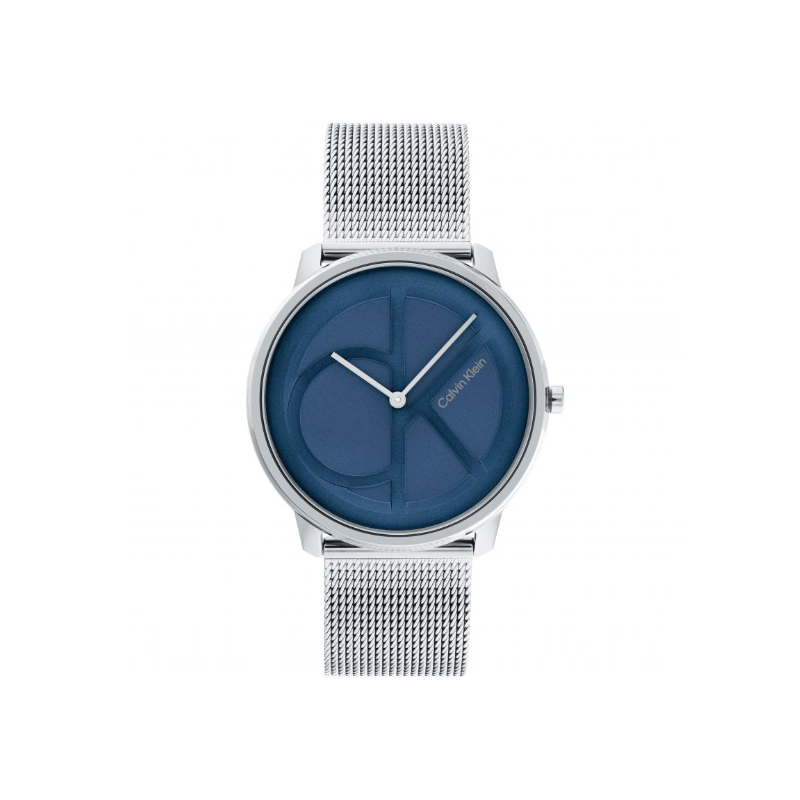 Reloj Calvin Klein Unisex Plateado Azul Analógico 25200031