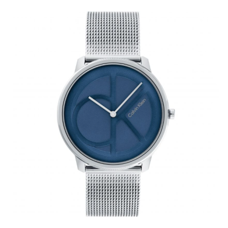 Reloj Calvin Klein Unisex Plateado Azul Analógico 25200031