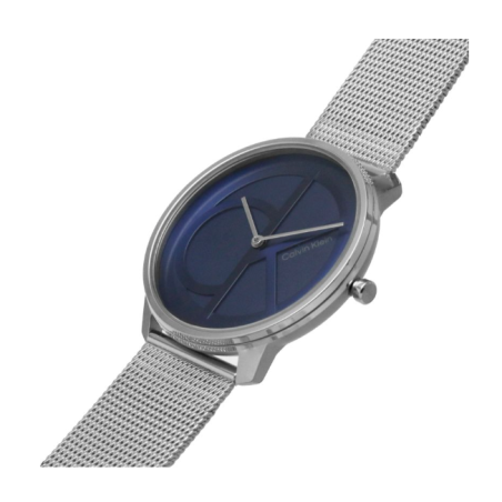 Reloj Calvin Klein Unisex Plateado Azul Analógico 25200031