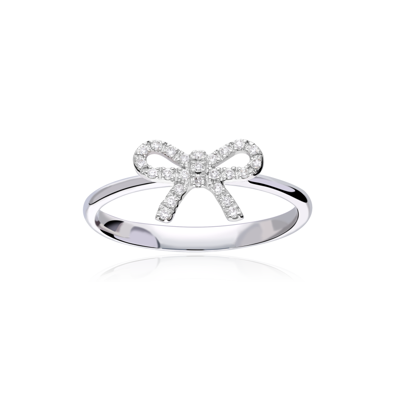 Anillo Oro 18k y diamantes 0.10cts "Pisa"