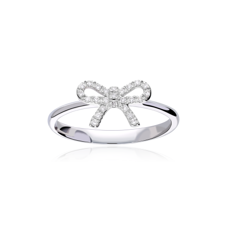 Anillo Oro 18k y diamantes 0.10cts "Pisa"