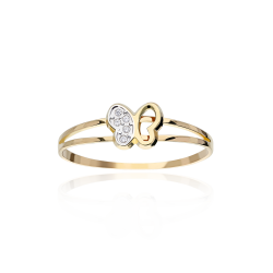 Anillo "Puket" mariposa oro 18k