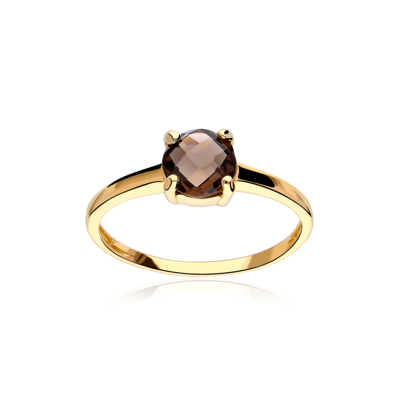 Anillo "Samanta" Oro 18k y topacio