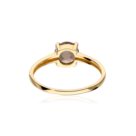 Anillo "Samanta" Oro 18k y topacio