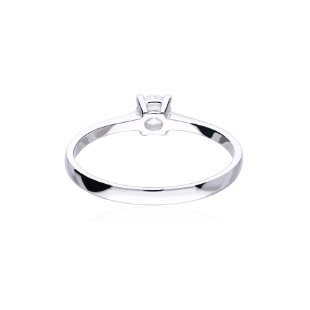 SOLITARIO "GALA" ORO BLANCO 18K Y CIRCONITA