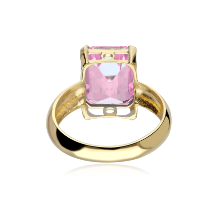 ANILLO "ANTONELLA" ROSA DE FRANCIA ORO 18K